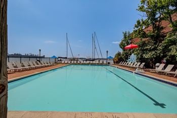 Waterfront swimming pool